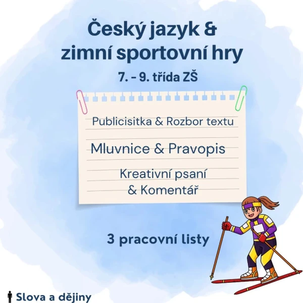 Český jazyk & zimní sportovní hry