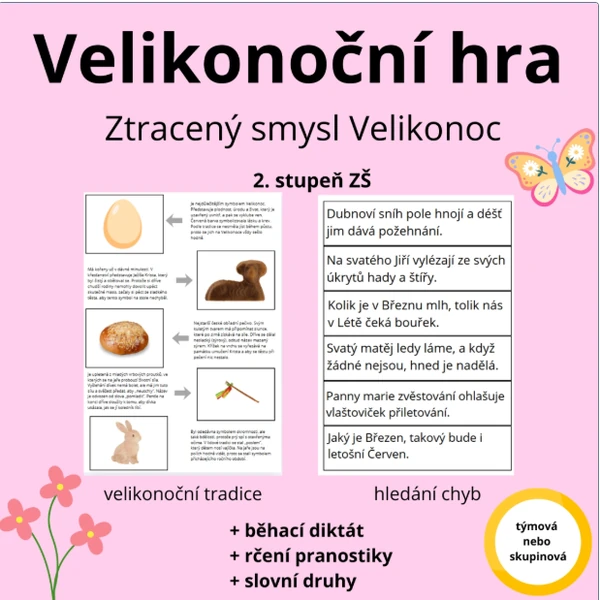 Velikonoční hra: „Ztracený smysl Velikonoc“