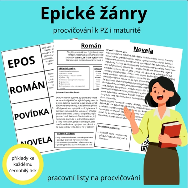 Epické žánry - pracovní listy