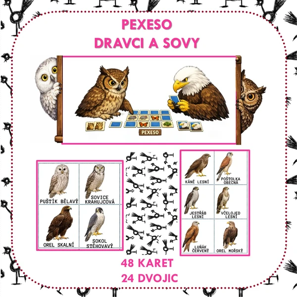 DRAVCI A SOVY - PEXESO