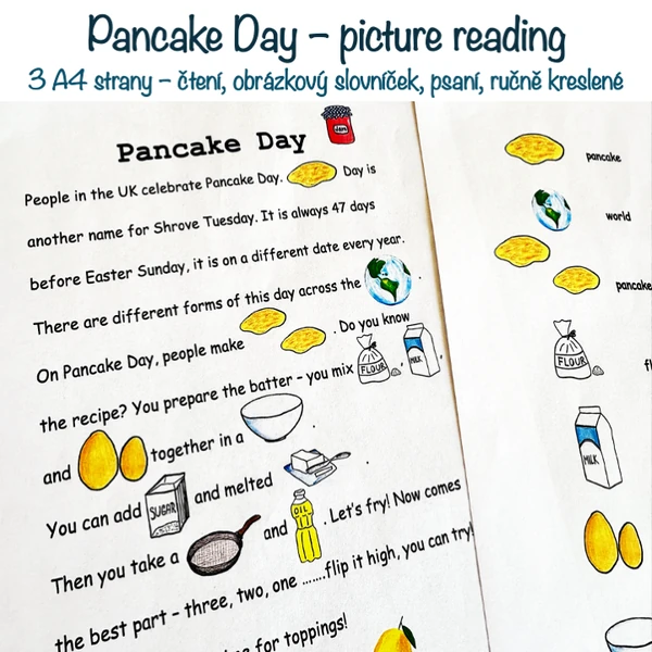 Pancake Day - picture reading