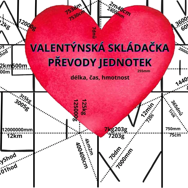 Sv. Valentýn - převody jednotek