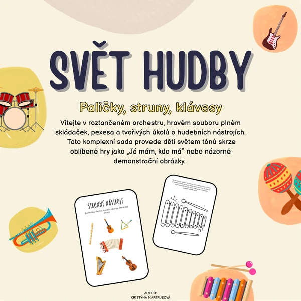 🎶 SVĚT HUDBY – Paličky, struny, klávesy