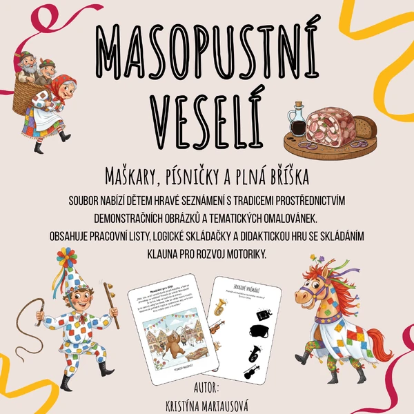  Masopustní veselí - Maškary, písničky a plná bříška