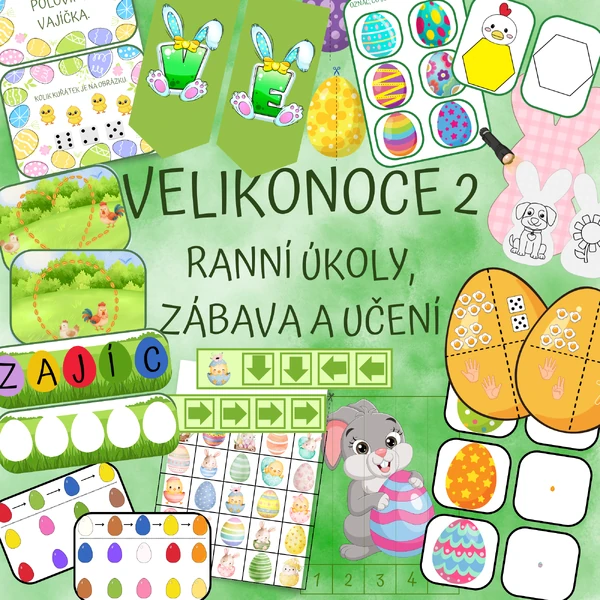 VELIKONOCE 2 - ranní úkol, zábava a učení