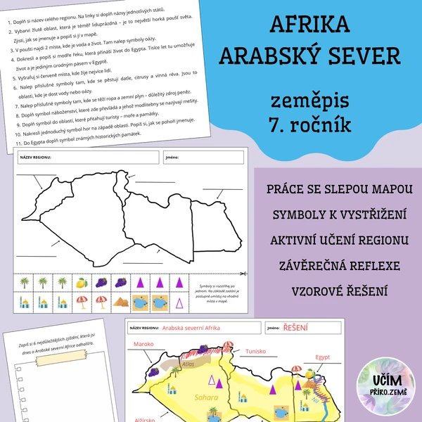 Regiony Afriky: Arabská severní Afrika