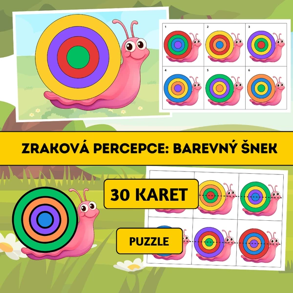 Zraková percepce: Barevný šnek