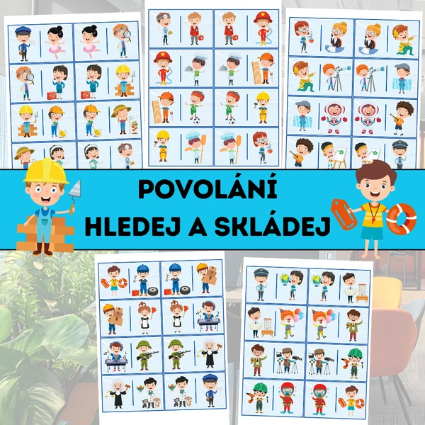 Povolání: hledej a skládej