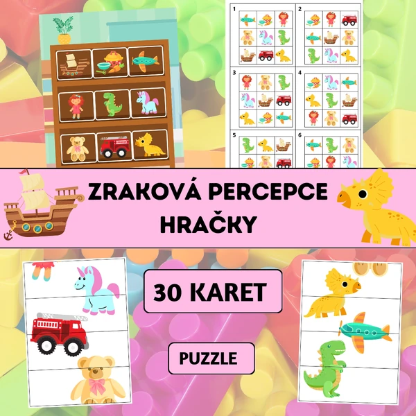 Zraková percepce: Hračky