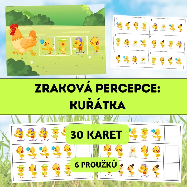 Zraková percepce: Kuřátka