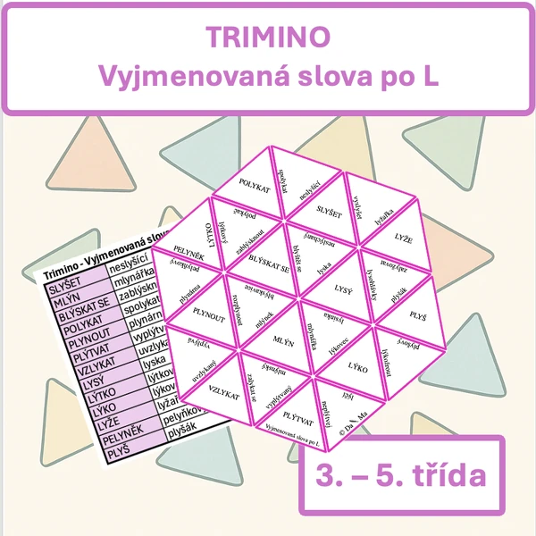 Vyjmenovaná slova po L — TRIMINO