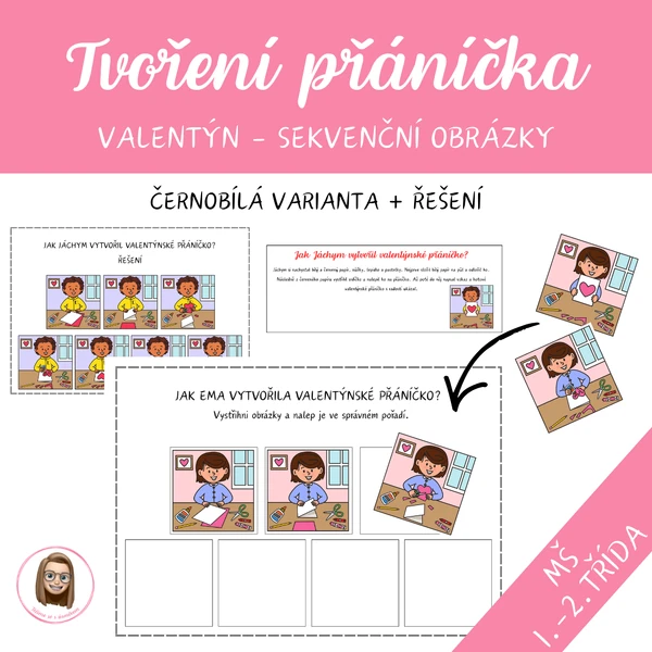 VALENTÝN - tvoření přáníčka