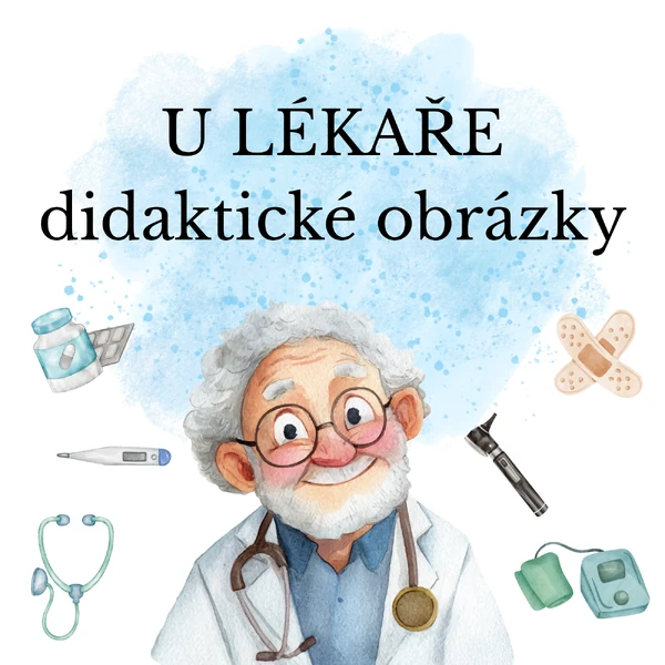 U lékaře - didaktické obrázky