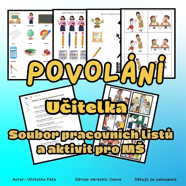 Povolání - Učitelka