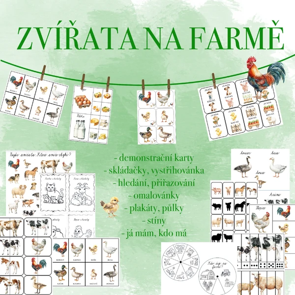 Zvířata na farmě