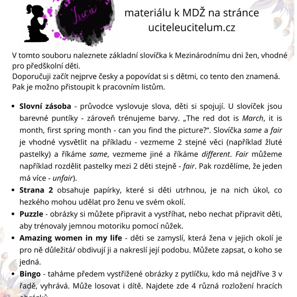 Women´s day/ MDŽ