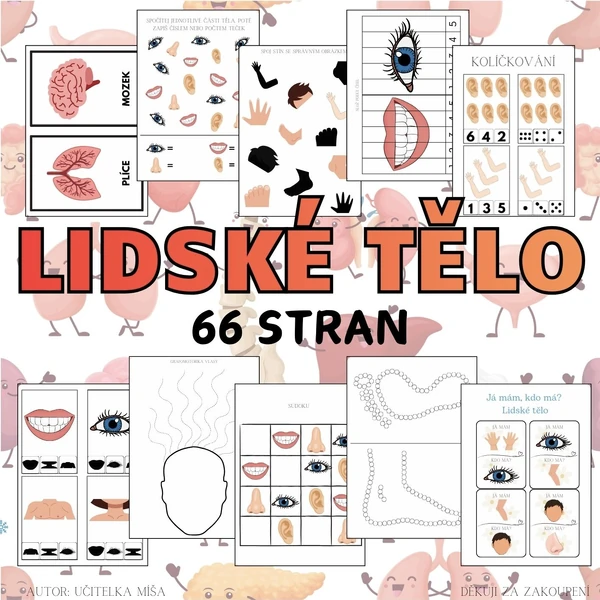 LIDSKÉ TĚLO - 66 stran