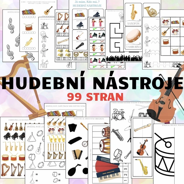 Hudební nástroje - 99 stran