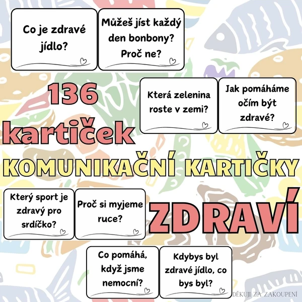 ZDRAVÍ - 136 komunikačních kartiček