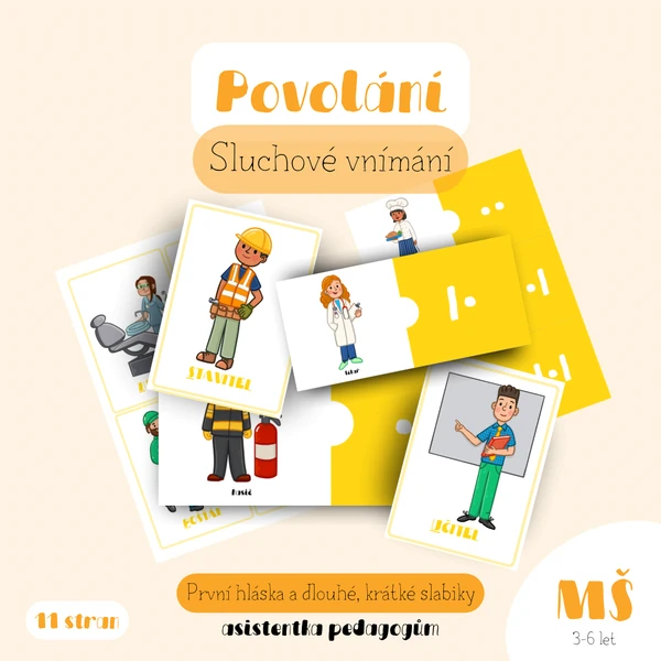 Povolání - sluchové vnímání 