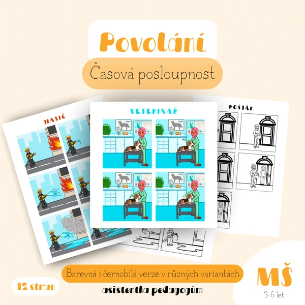 Povolání - Časová posloupnost