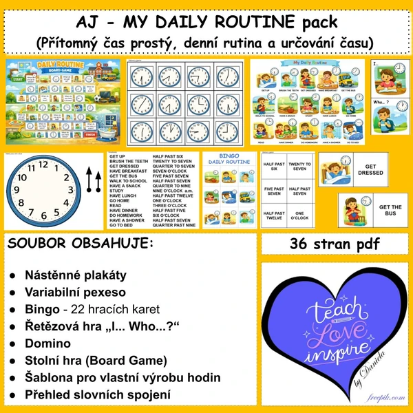 MY DAILY ROUTINE pack