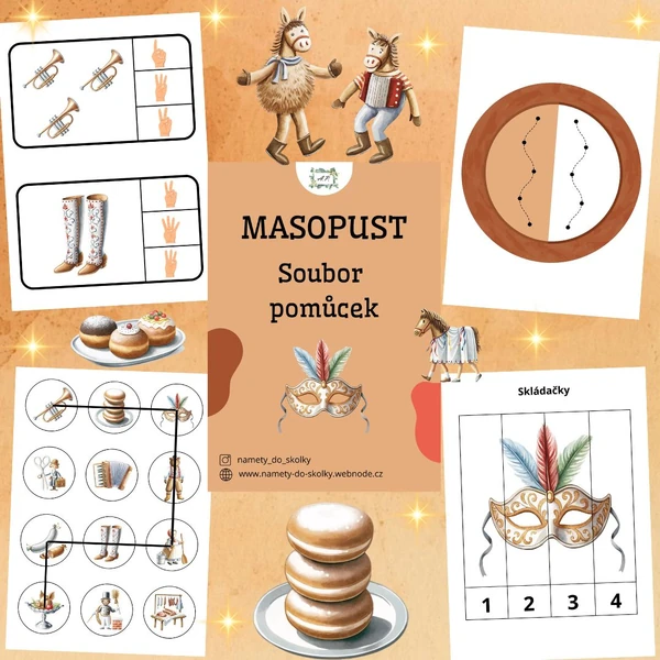 Masopust - Soubor pomůcek 