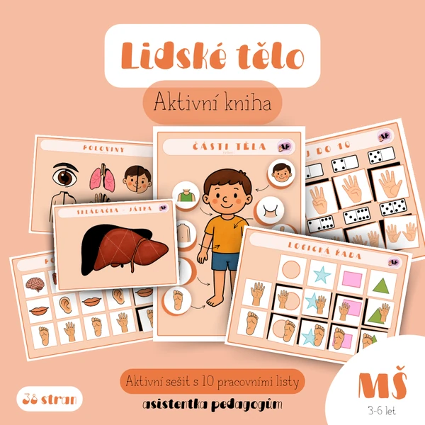 Lidské tělo - aktivní sešit