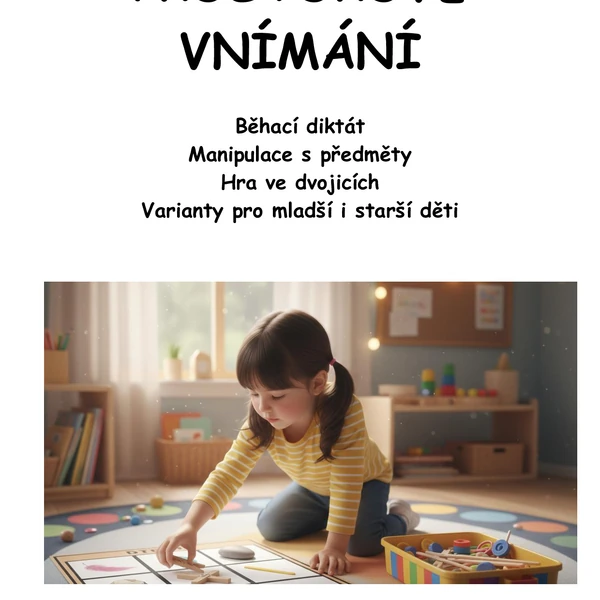 Prostorové vnímání - běhací diktát a jiné