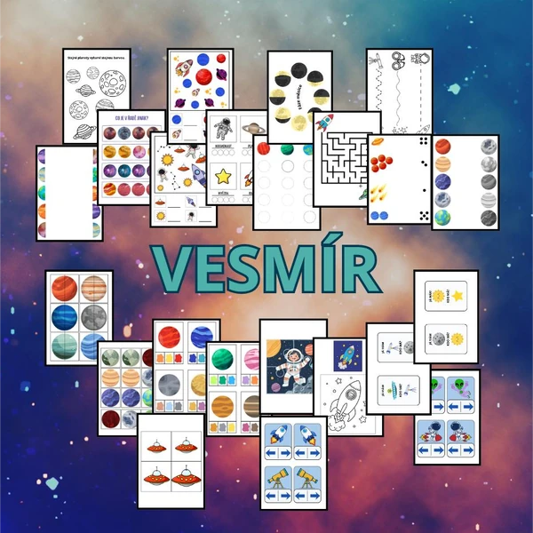 VESMÍR soubor aktivit