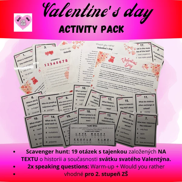 Valentine’s day activity pack