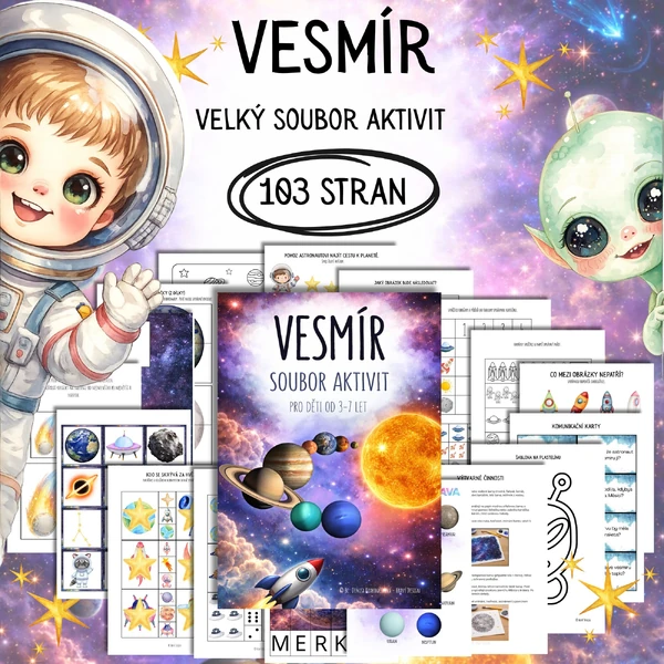 Vesmír - velký soubor aktivit 