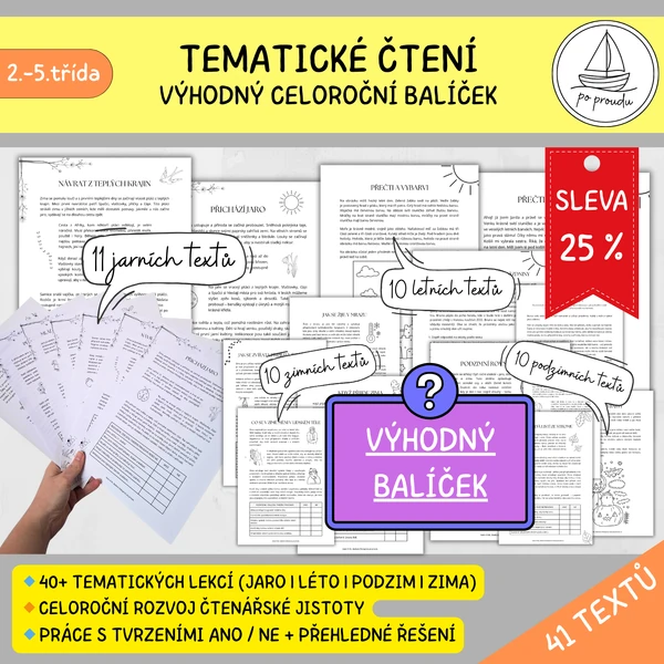 Tematické čtení | výhodný celoroční balíček