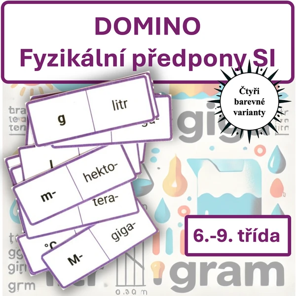 Předpony jednotek a základní jednotky SI (DOMINO)