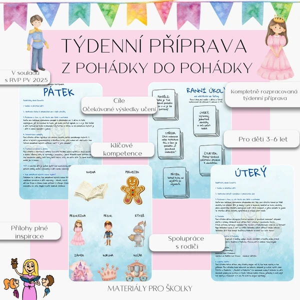 Týdenní příprava - Z pohádky do pohádky