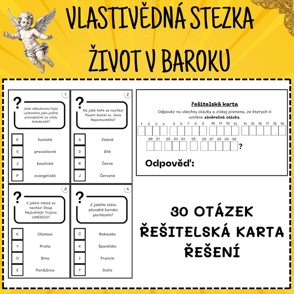 Vlastivědná stezka - Život v baroku