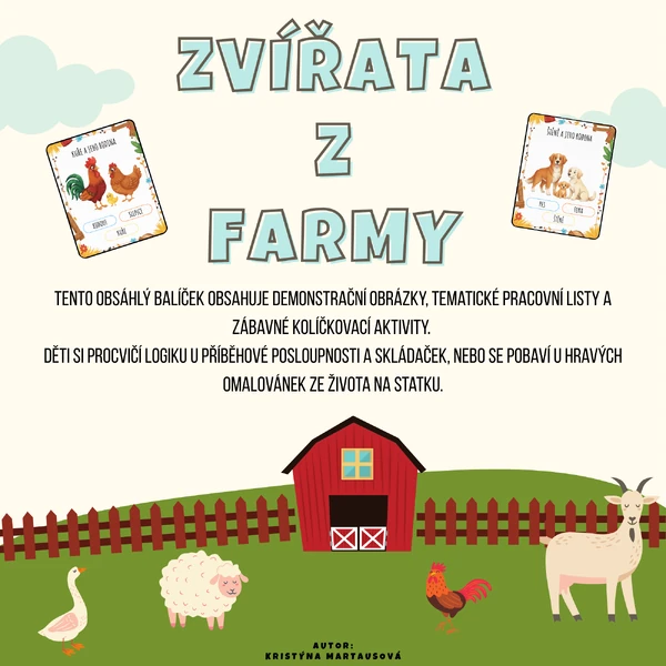 Zvířata z farmy - Zábavné učení o zvířatech