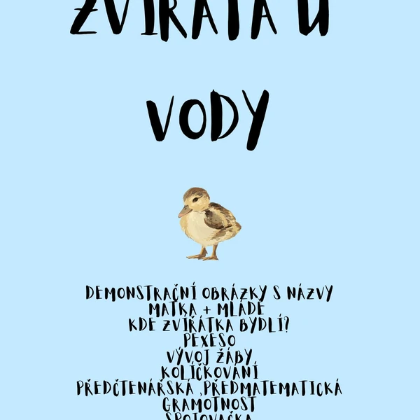 ZVÍŘATA U VODY na jaře🦆