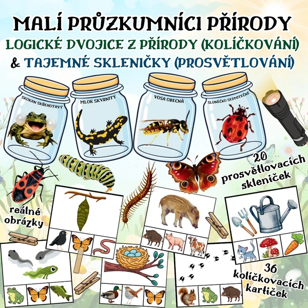 MALÍ PRŮZKUMNÍCI PŘÍRODY (kolíčkování, prosvětlování)