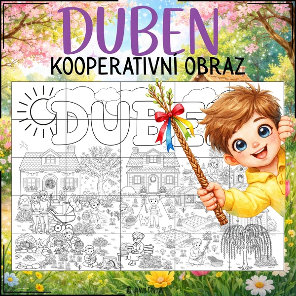 Kooperativní obraz - DUBEN