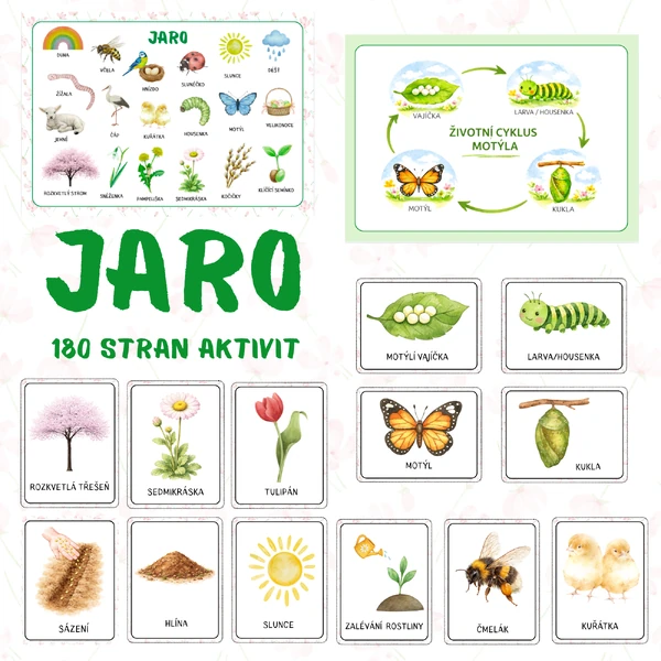 Jaro – velký soubor aktivit a materiálů