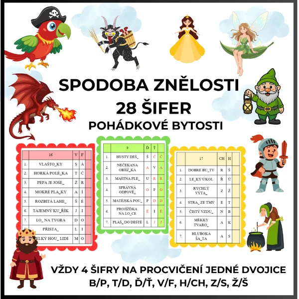 Spodoba znělosti - pohádkové rébusy