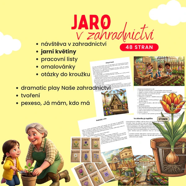 Jaro v zahradnictví