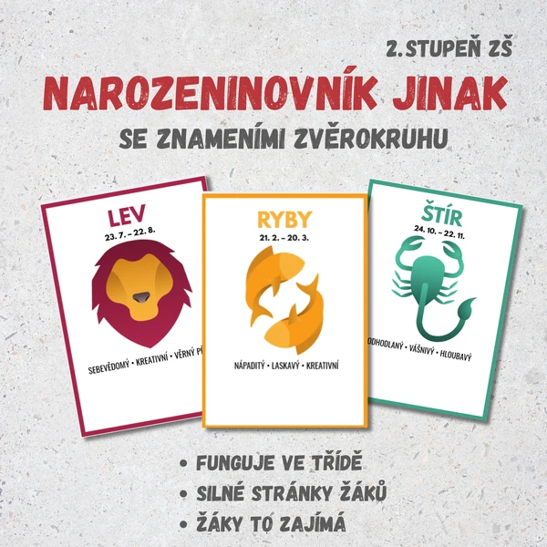 NAROZENINOVNÍK JINAK