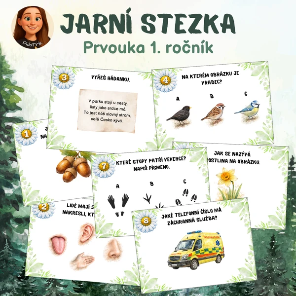 Jarní stezka - Prvouka 1. ročník