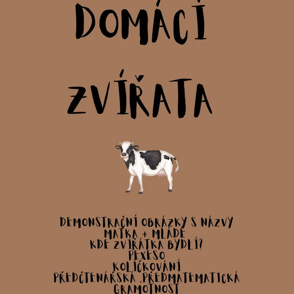 DOMÁCÍ ZVÍŘATA na jaře🐄