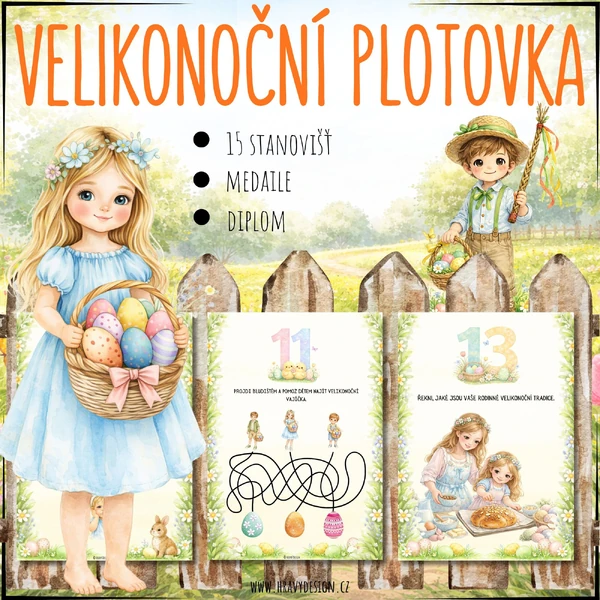 Velikonoční plotovka/stezka