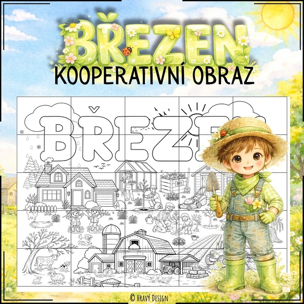 Březen - kooperativní obraz