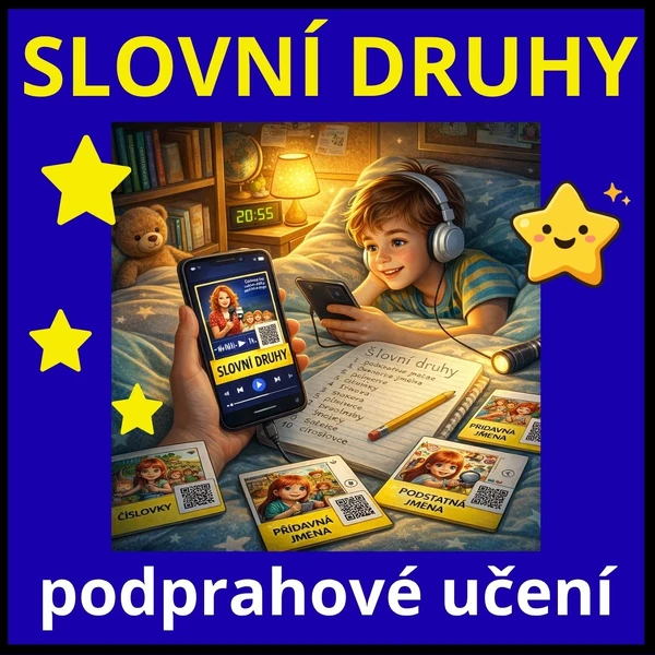 SLOVNÍ DRUHY - PODCASTY - PODPRAHOVÉ UČENÍ