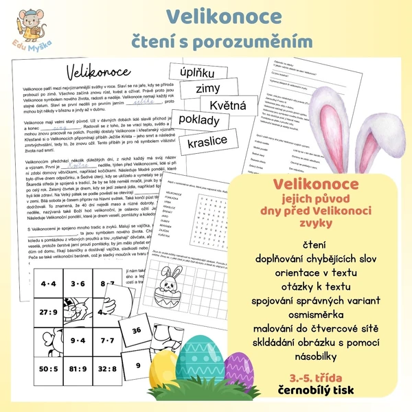 Čtení s porozuměním VELIKONOCE